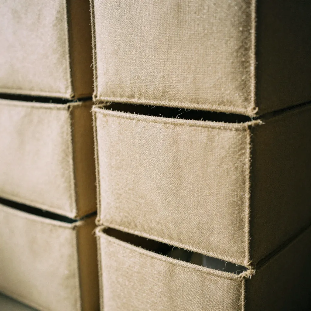 Woven seagrass storage container